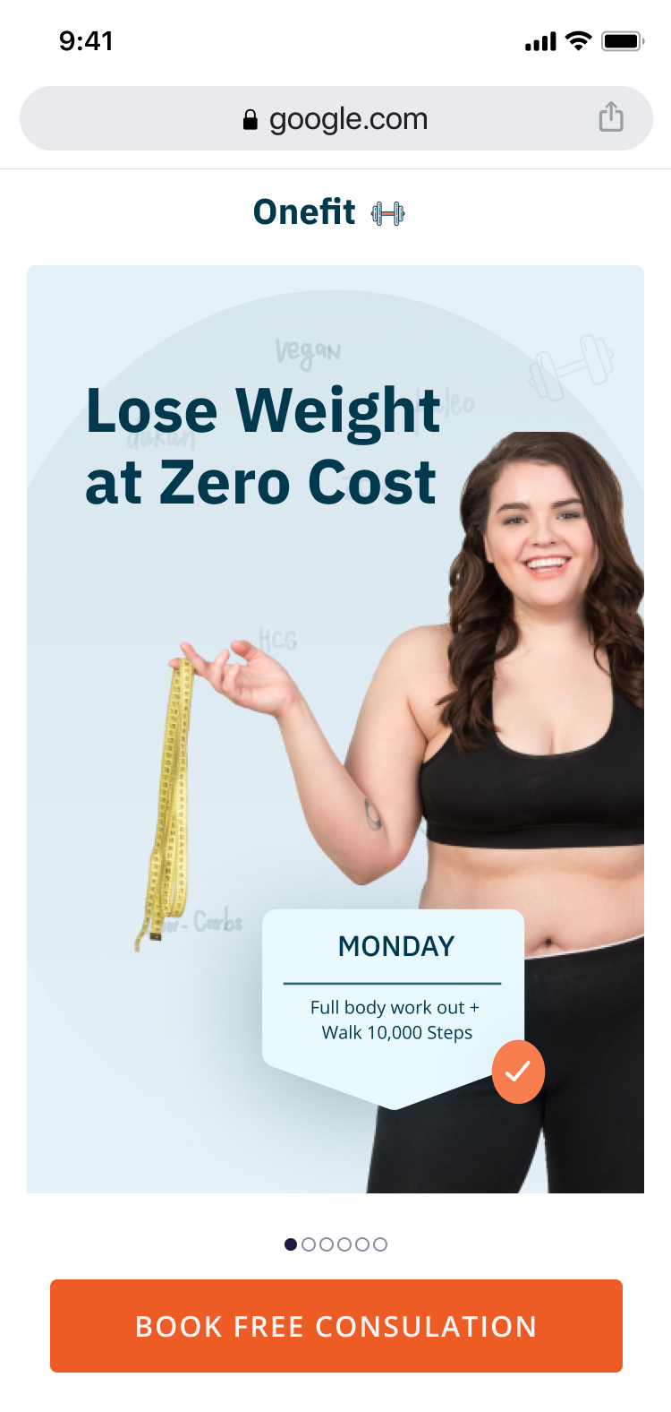 Weight loss email swipes